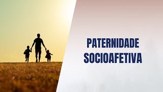 Paternidade socioafetiva [upl. by Merth]