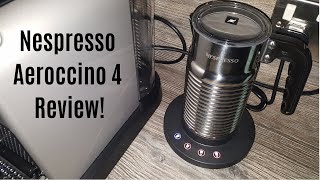 Nespresso Aeroccino 4 Milk Frother Review  Worth upgrading from the Aeroccino 3 [upl. by Apgar954]