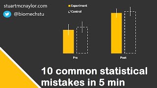 Ten Statistical Mistakes in 5 Min [upl. by Knah525]