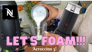 How To Foam Milk With Aeroccino 3 Make Coffee With Foam Tips amp Tricks  Easy Foamed Latte Recipe [upl. by Panthea]