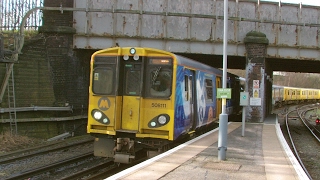 Half an Hour at 216  Birkenhead North Station 1022017  Class 507 508 terminus [upl. by Leumhs]