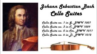 Johann Sebastian Bach  Cello suites in 432 Hz great for reading or studying [upl. by Cal267]