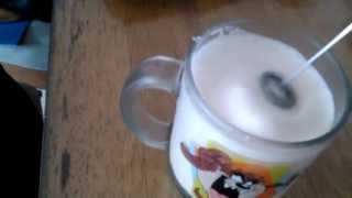 Aerolatte Review Frothing Cold Milk In Under 1 Minute [upl. by Ellerud]